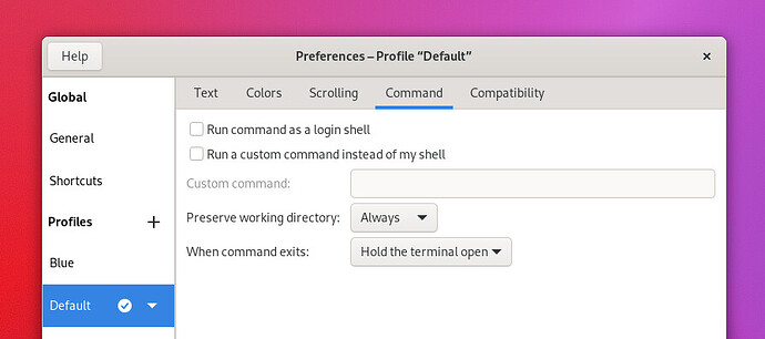 gnome-terminal