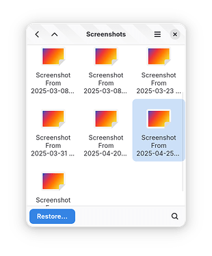 New UI - restore browser, mobile size