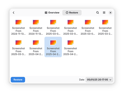 Old UI - restore tab