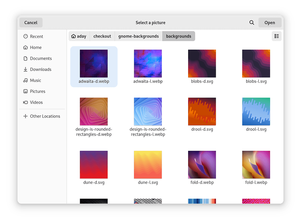 Can't change icon size in File Chooser - Development - GNOME Discourse