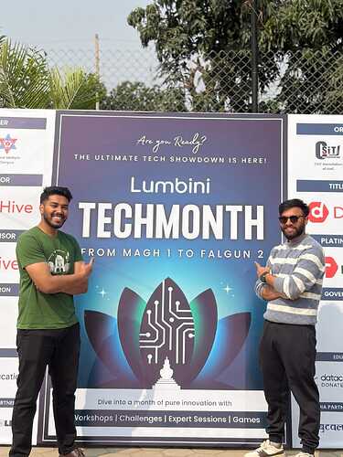 Photo with fellow AWS speaker