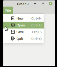 GMenu-GTK3