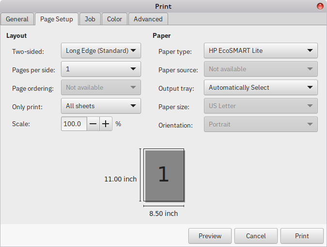 Print options grayed out with GtkPrintOperation - Development - GNOME ...