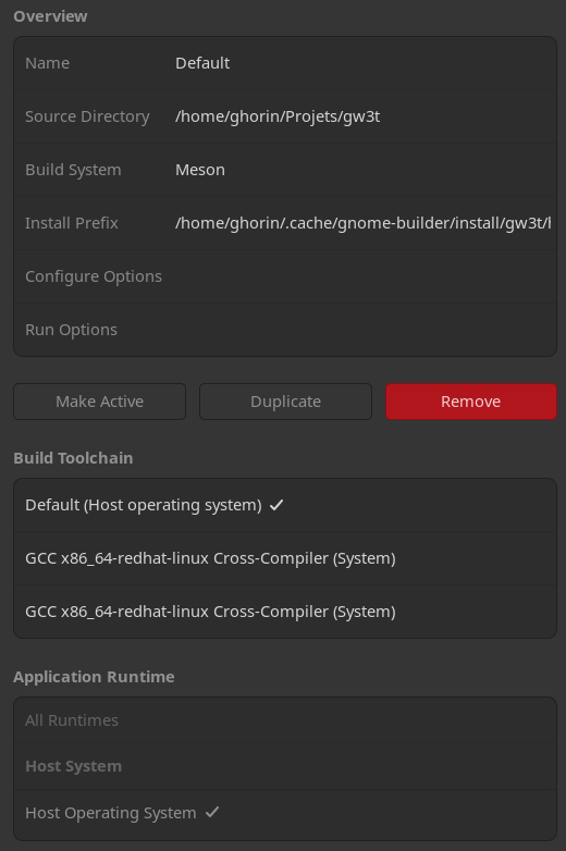 How to generate a on-flatpak application with Gnome Builder ...