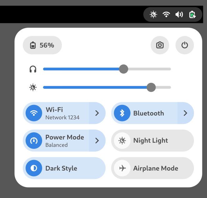 Quick Toggles Concept: Visually Balanced Quick Toggles - Desktop - GNOME Discourse